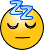free vector Snoring Sleeping Zz Smiley clip art