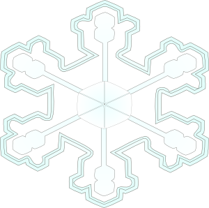 free vector Snowflake 3 clip art