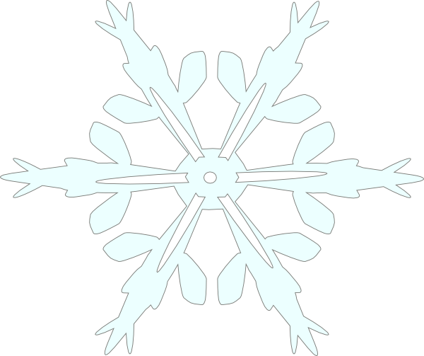 free vector Snowflake 5 clip art