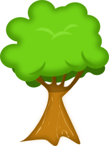 Soft Trees clip art Free Vector / 4Vector