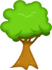 free vector Soft Trees clip art