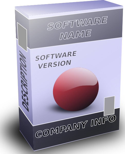 Download Software Box clip art (105523) Free SVG Download / 4 Vector