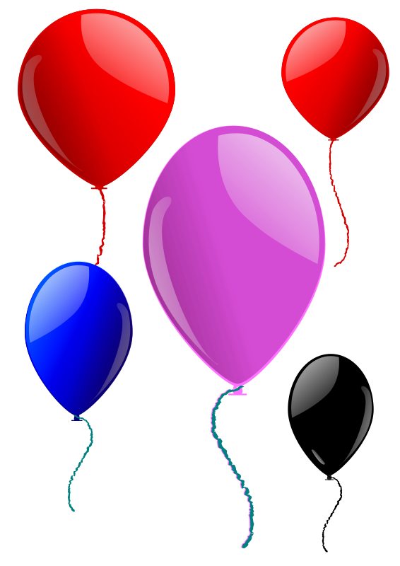 Download Some Balloons (101571) Free SVG Download / 4 Vector