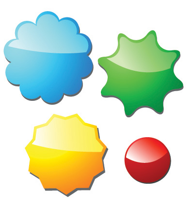 free vector Some commonly used threedimensional web design icon vector