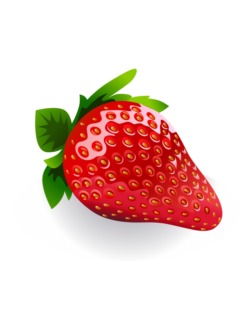 free vector Some red fruits vector