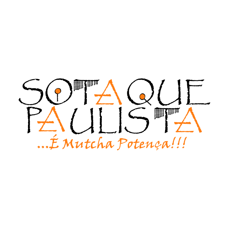 free vector Sotaque paulista