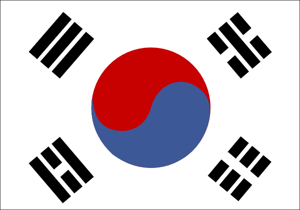 free vector South Korea clip art