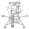 free vector Soviet Lunar Lander clip art