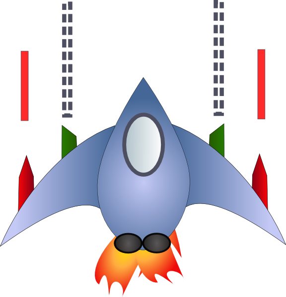 Space Ship clip art (105740) Free SVG Download / 4 Vector