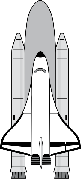 free vector Space Shuttle clip art