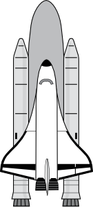 free vector Space Shuttle clip art