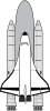 free vector Space Shuttle clip art