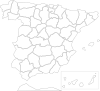 free vector Spain Provinces clip art