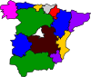 free vector Spanish Regions clip art