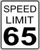 free vector Speed Limit Roadsign clip art
