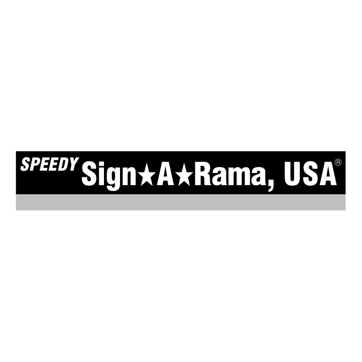 free vector Speedy sign a rama