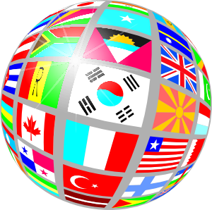 free vector Sphere Flags clip art