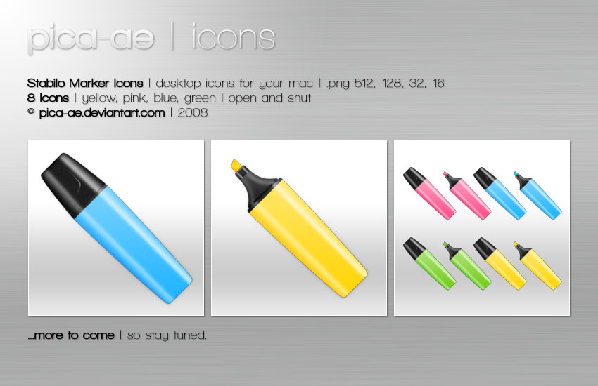 free vector Stabilo Marker Icons Pen Icon Pen Vector Pencil Vector