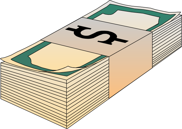 stack of money clipart - photo #2