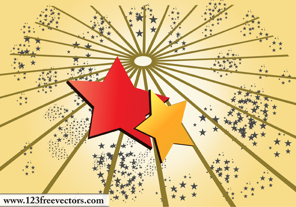 free vector Star Background Vector