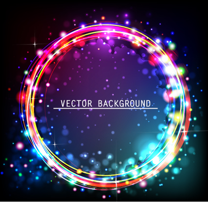 free vector Star bright circular pattern background vector