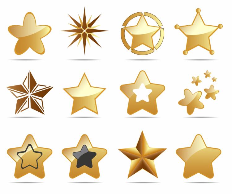 free vector Star icons