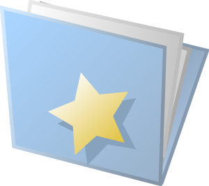 free vector Starred Folder clip art