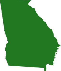 free vector State Of Georgia Map clip art