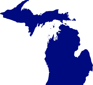 free vector State Of Michigan clip art