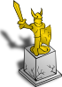free vector Statue clip art