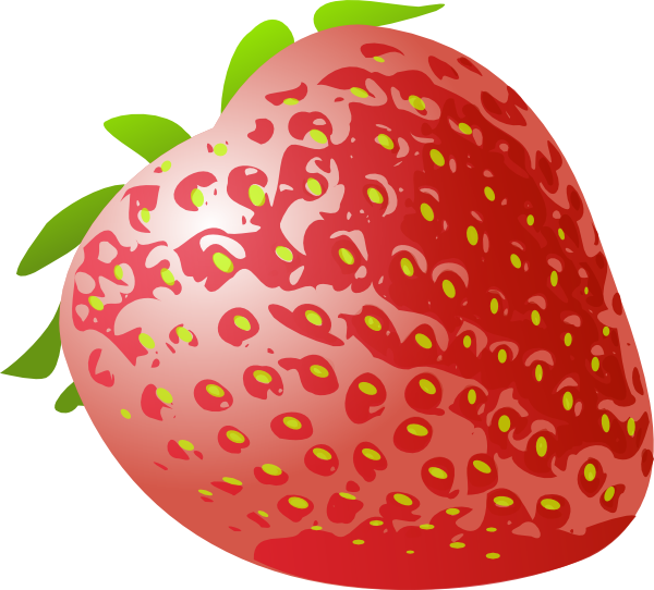 free vector Stawberry Fresh Fruit clip art