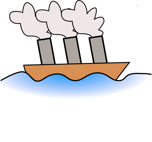 free vector Steamer Boat clip art