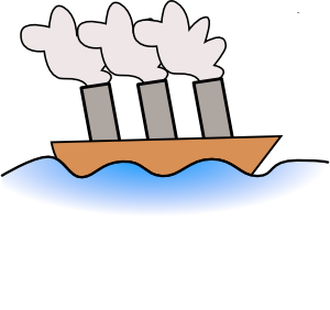 free vector Steamer Boat clip art