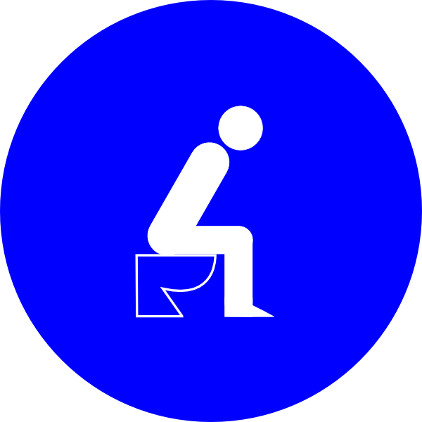 free vector Stefann Sitting On Toilet clip art