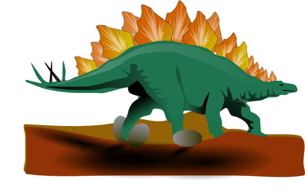 free vector Stegosaurus clip art