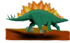 free vector Stegosaurus clip art