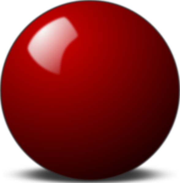 free vector Stellaris Red Snooker Ball clip art