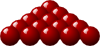 free vector Stellaris Red Snooker Balls clip art