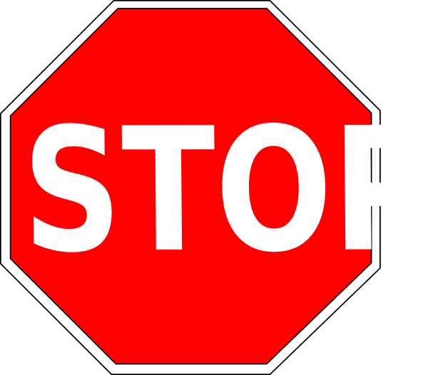 stop sign clip art 113411 free svg download 4 vector