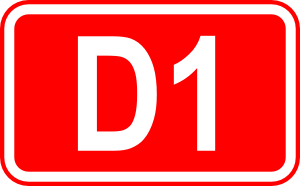 free vector Street Sign Label D1 clip art