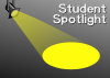 free vector Student Spotlight clip art
