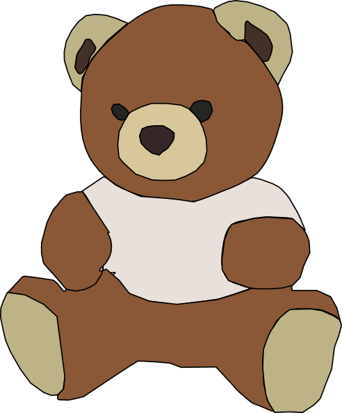 free vector Stuffed Teddy Bear clip art