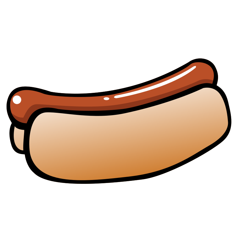Summer Hot Dog (100820) Free SVG Download / 4 Vector