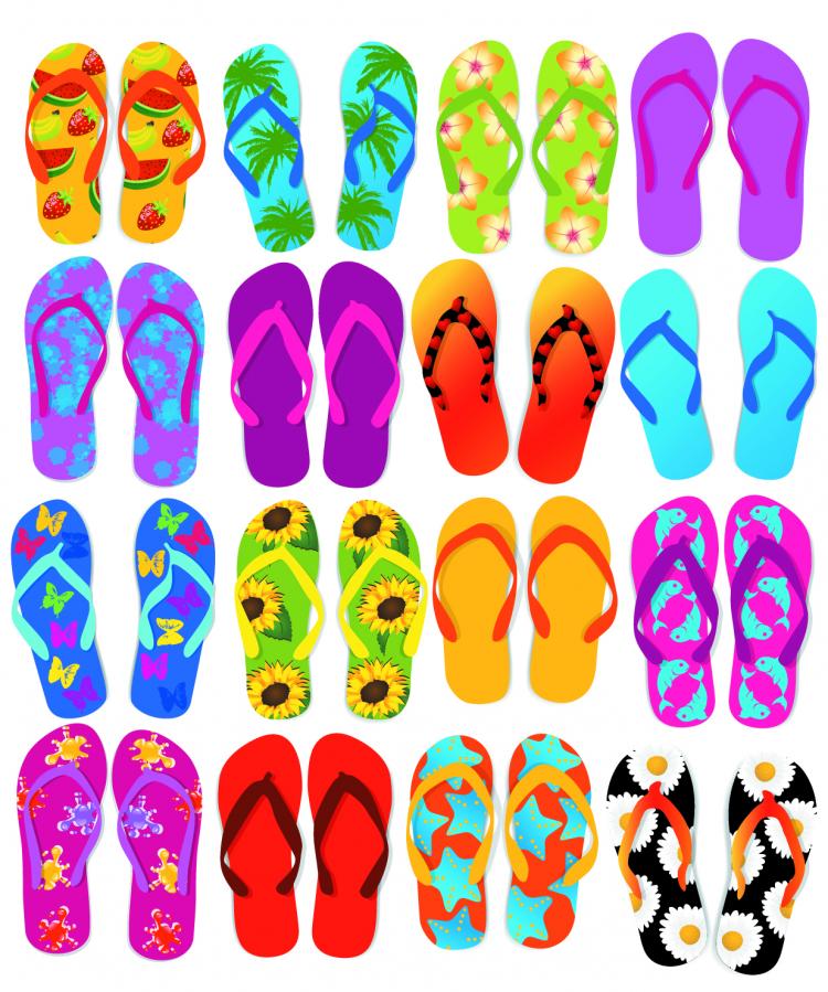 free vector Summer sandals 03 vector
