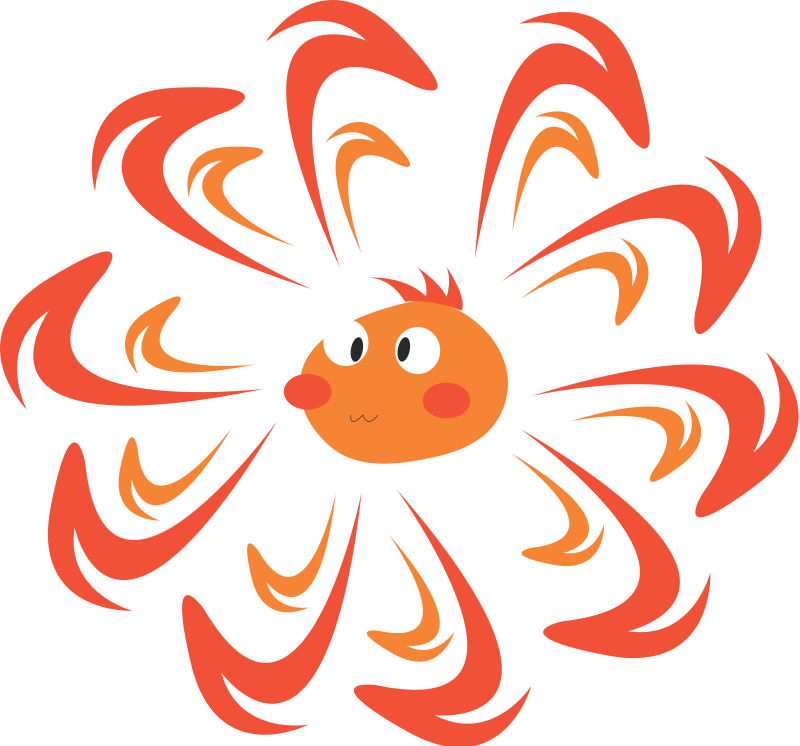 free vector Sun (cartoon)