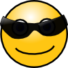 free vector Sun Glasses Cool Smiley clip art