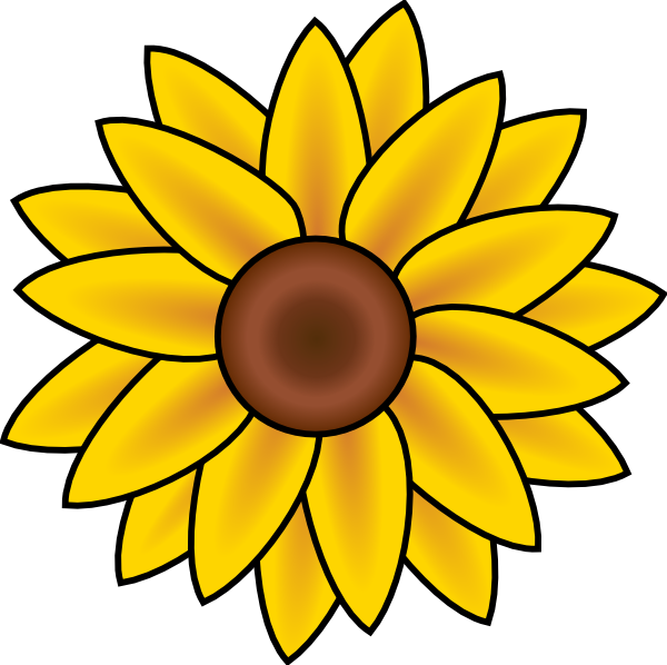 Download Sunflower clip art (120759) Free SVG Download / 4 Vector