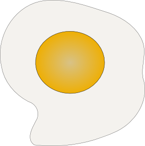 free vector Sunny Side Up Eggs clip art