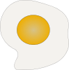 Sunny Side Up Eggs clip art (112910) Free SVG Download / 4 Vector
