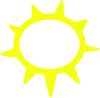free vector Sunny Weather Symbols clip art